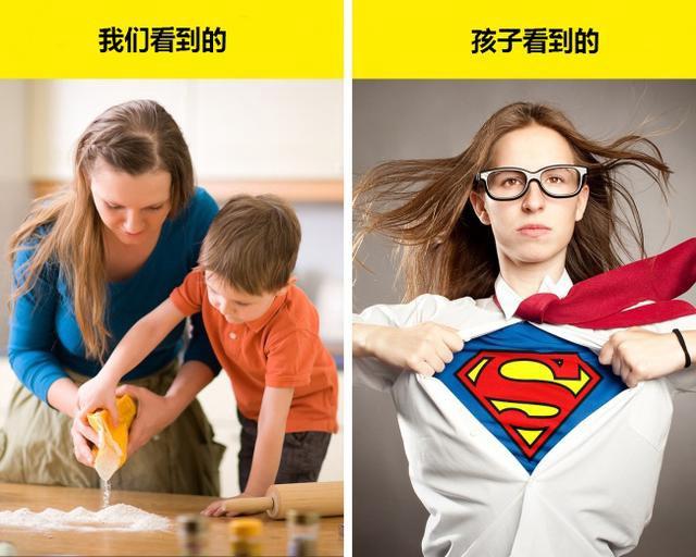 9张照片证明成人和孩子看待事物的差别，原来我们不再单纯